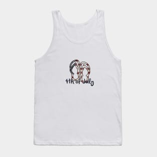 Flip - Flops 4th of July Tank Top